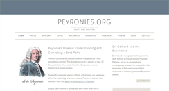 Desktop Screenshot of peyronies.org