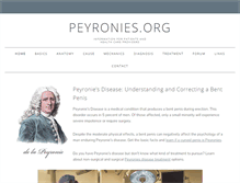 Tablet Screenshot of peyronies.org